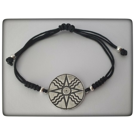 dios sumerio utu disco solar protector plata de ley pulsera