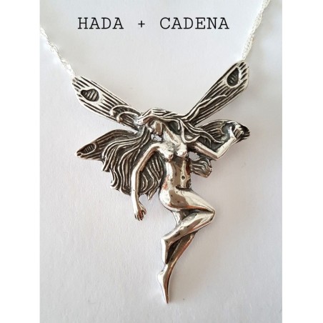 hada de plata con cadena