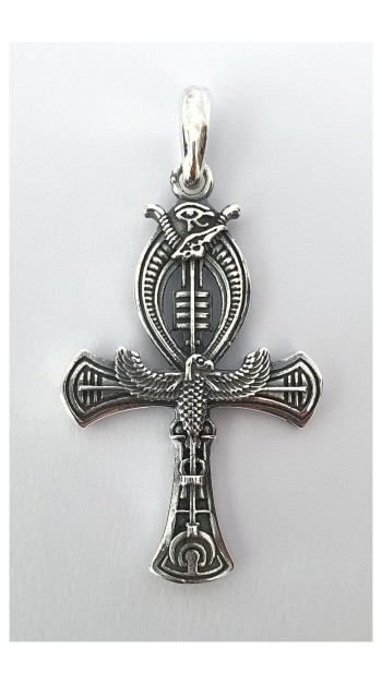 cruz de la vida egipcia plata colgante ank ankh