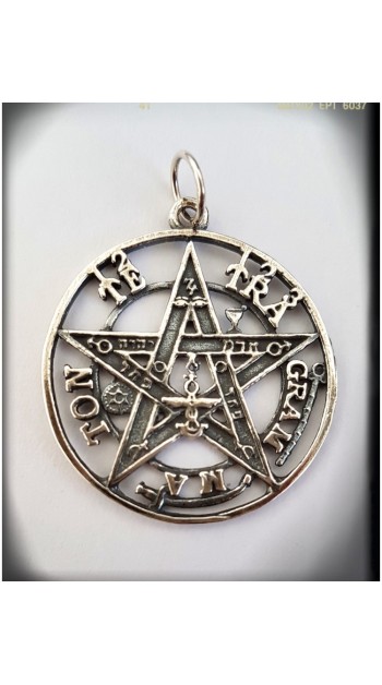 tetragrammaton plata de ley pentagrama esoterico wicca