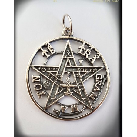 tetragrammaton plata de ley pentagrama esoterico wicca