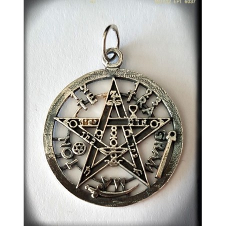 tetragrammaton plata de ley pentagrama esoterico wicca