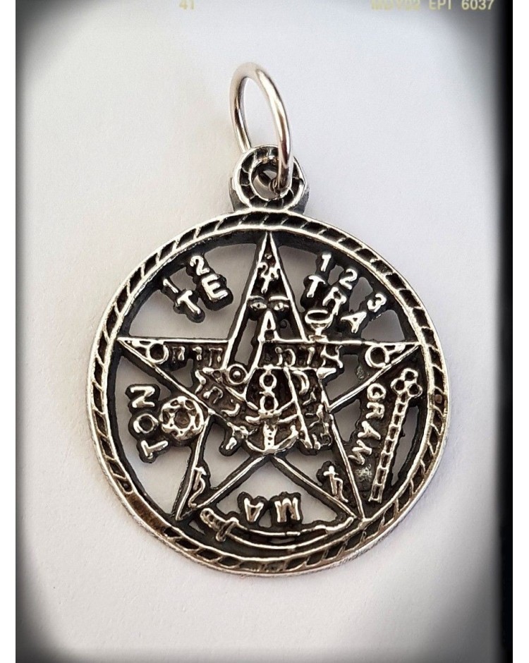 tetragrammaton plata de ley pentagrama esoterico wicca