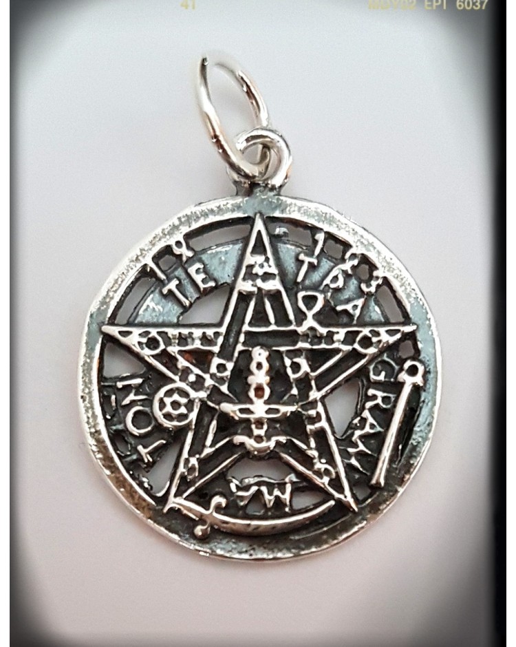 tetragrammaton plata de ley pentagrama esoterico wicca