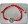 arcangel san gabriel plata  de ley pulsera colgante