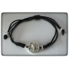 arcangel san gabriel plata  de ley pulsera colgante