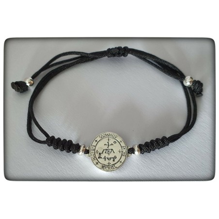 arcangel san gabriel plata  de ley pulsera colgante