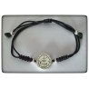 arcangel san gabriel plata  de ley pulsera colgante