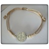 arcangel san gabriel plata  de ley pulsera colgante