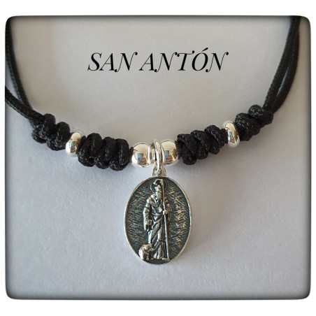 san anton pulsera plata de ley