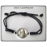 fray leopoldo Alpandeire Beato plata de ley pulsera