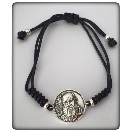 fray leopoldo Alpandeire Beato plata de ley pulsera