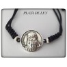 fray leopoldo Alpandeire Beato plata de ley pulsera