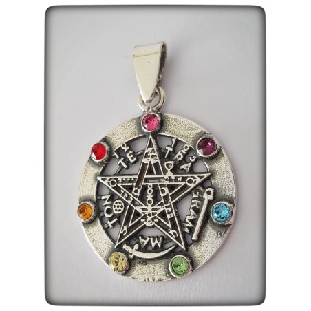 tetragrammaton plata de ley pentagrama esoterico