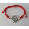 pulsera virgen del carmen plata de ley patrona marineros