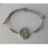 pulsera virgen del carmen plata de ley patrona marineros