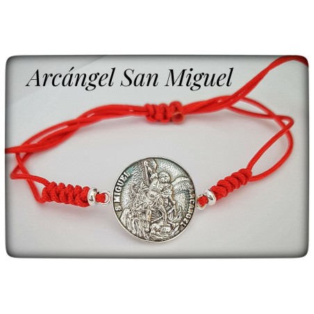 pulsera arcangel san miguel plata