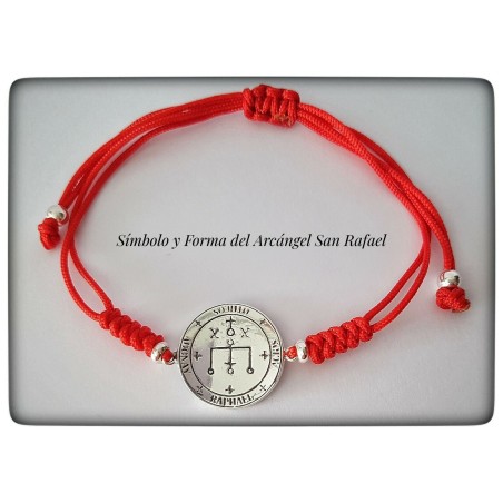 pulsera arcangel san rafael plata