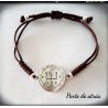 pulsera arcangel san rafael plata