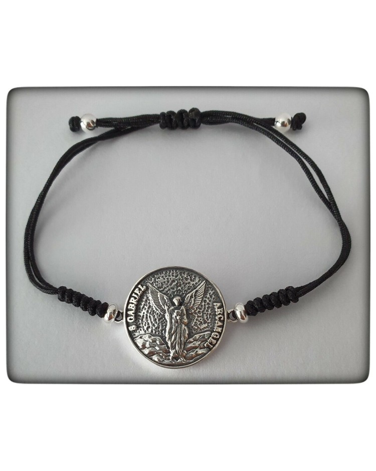 pulsera arcangel san gabriel plata