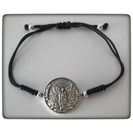 pulsera arcangel san gabriel plata