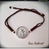 pulsera arcangel san gabriel plata