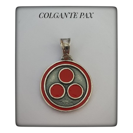 paz pax cosmica colgante plata de ley