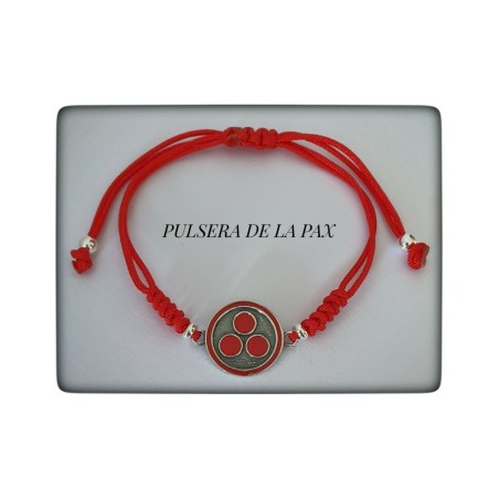 pax cosmica paz pulsera plata de ley