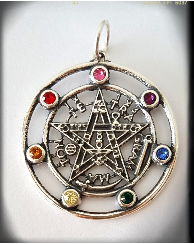 tetragrammaton plata de ley pentagrama esoterico
