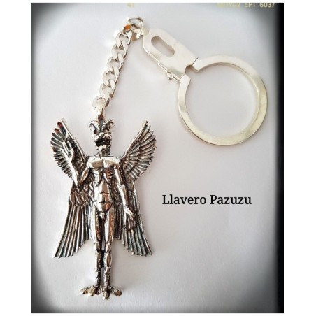 dios sumerio pazuzu mesopotamia demonio plata de ley colgante