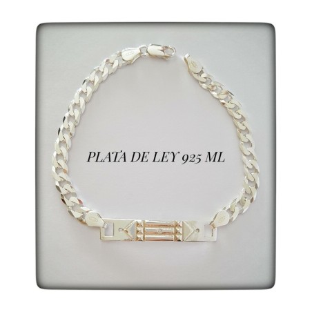 pulsera atlante plata de ley egipto pulsera cuero cadena esclava