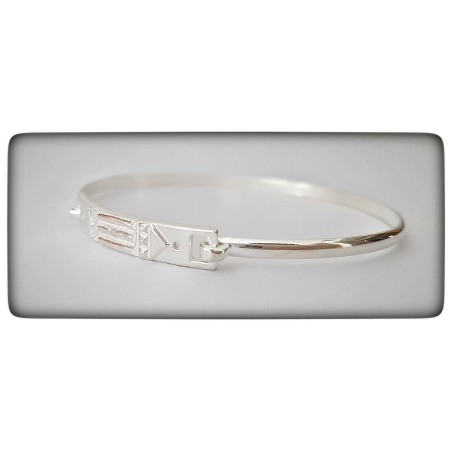 pulsera atlante plata de ley egipto egipcia