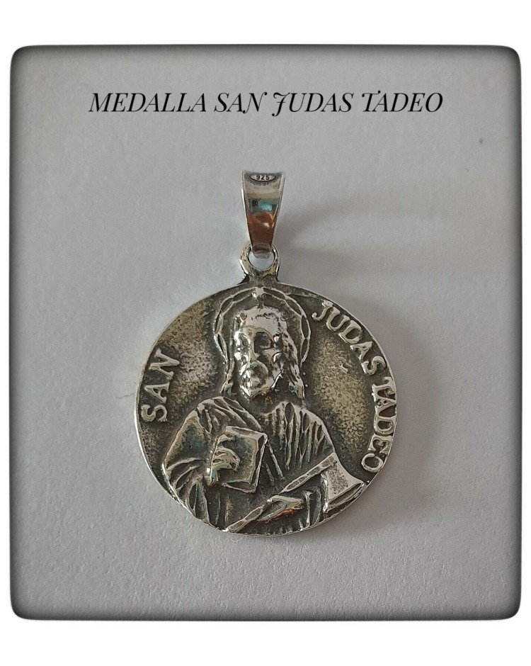 san judas tadeo plata medalla oro san judas