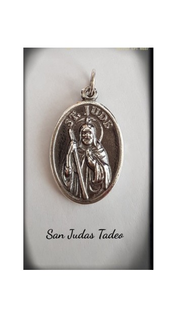 san judas tadeo medalla plata de ley oro