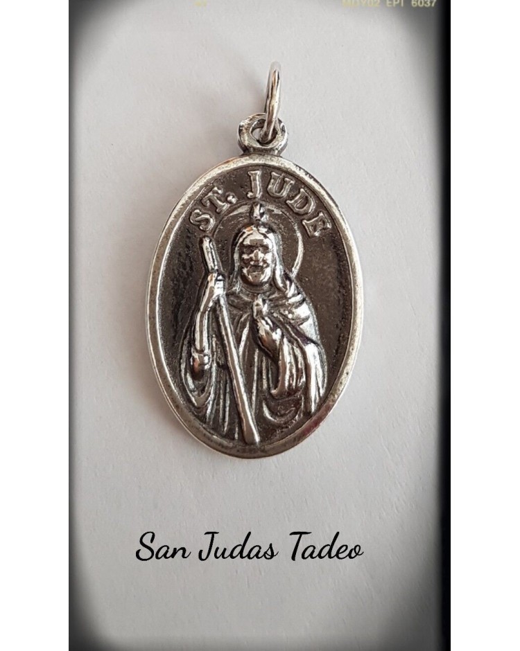 san judas tadeo medalla plata de ley oro