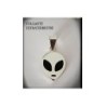 alien ufo extraterrestre plata de ley colgante