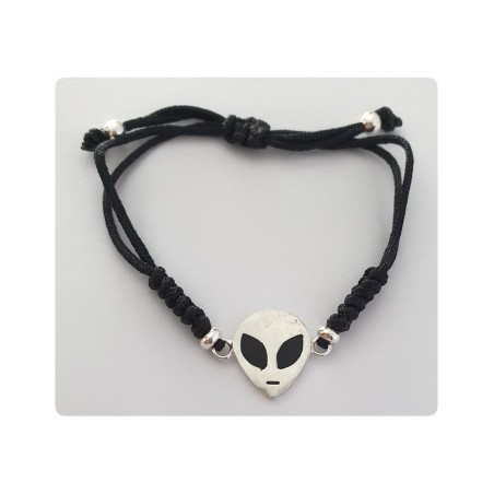 pulsera plata de ley alien extraterrestre ufo