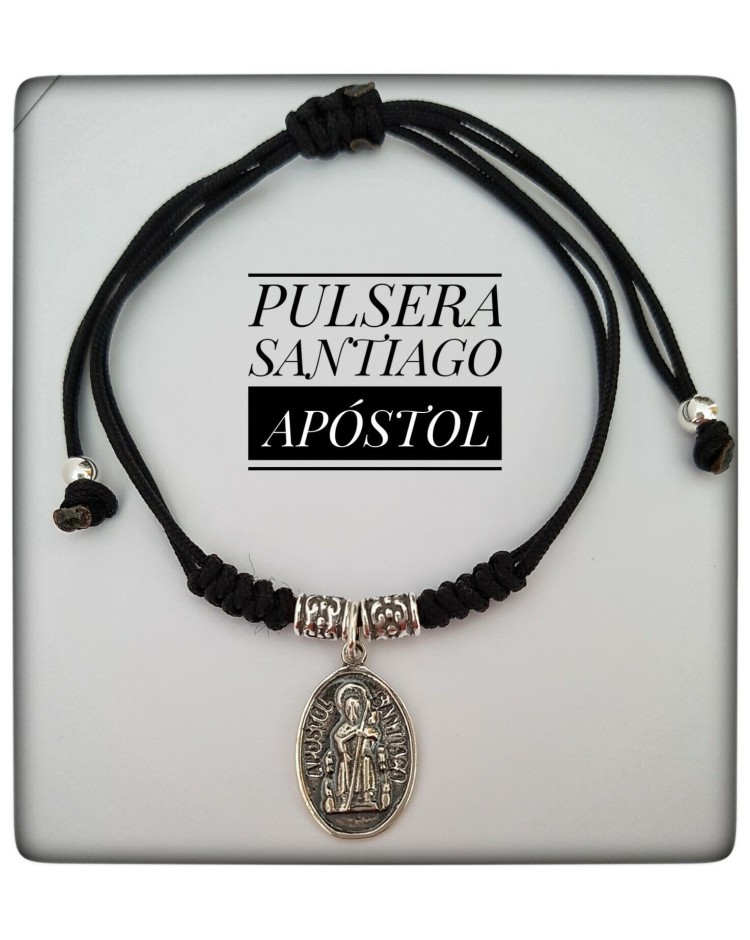 pulsera santiago apostol plata de ley