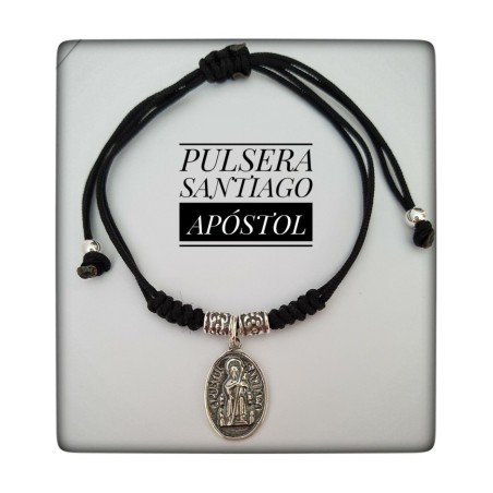 pulsera santiago apostol plata de ley