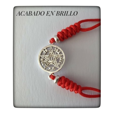 tetragrammaton plata de ley pulsera