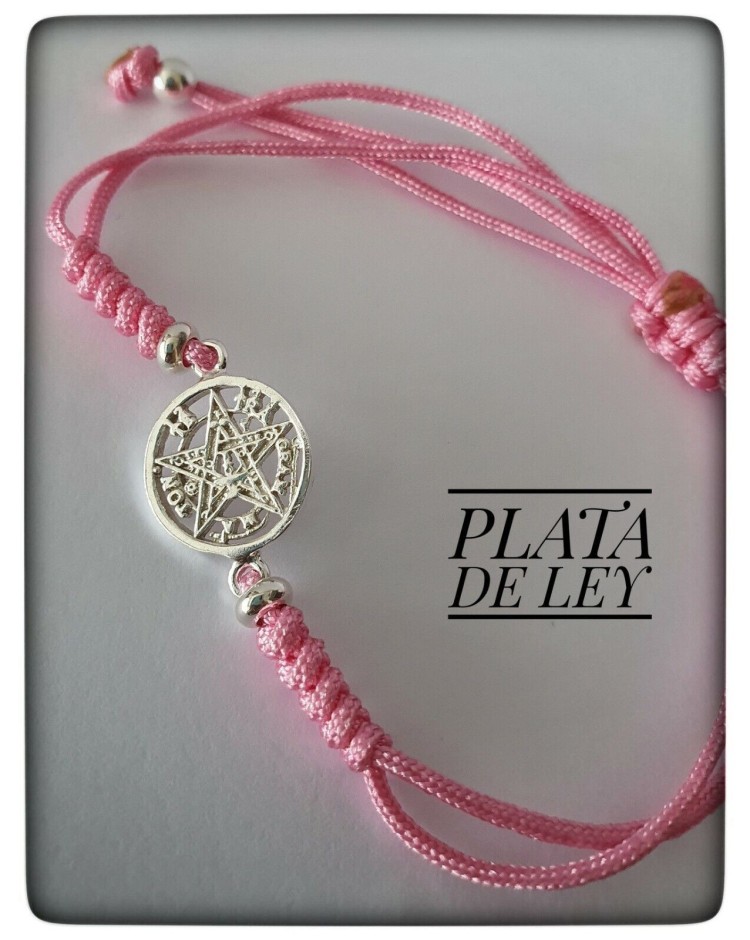 tetragrammaton plata de ley pulsera