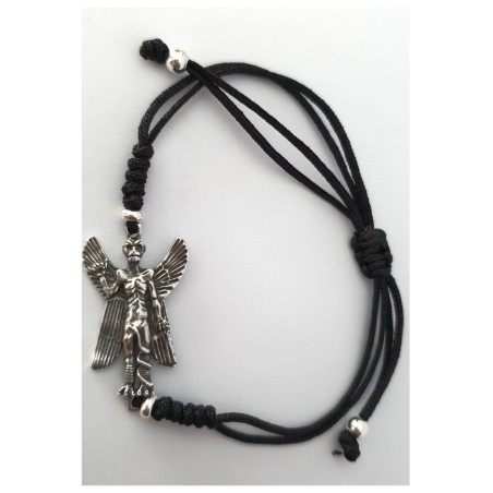 pulsera dios sumerio pazuzu plata de ley