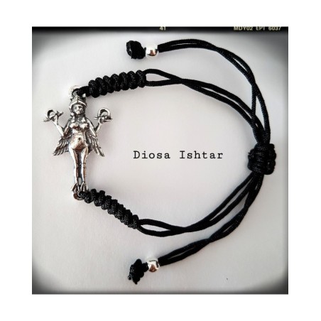 Diosa Sumeria Innana , ishtar ,lilith , Anunnaki pulsera plata de ley