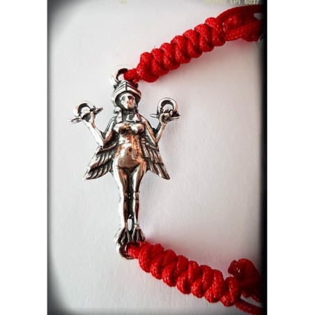 Diosa Sumeria Innana , ishtar ,lilith , Anunnaki pulsera plata de ley