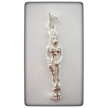 Colgante Diosa Egipcia ,Sekhmet silver plata colgante