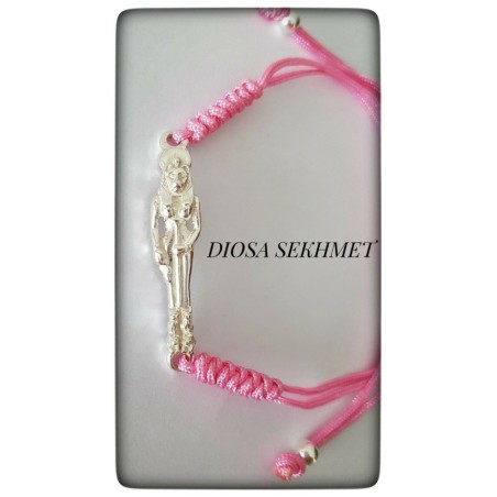 Pulsera Diosa Egipcia ,Sekhmet silver plata pulsera