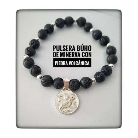 pulsera MASONICO MASON BUHO minerva plata de ley