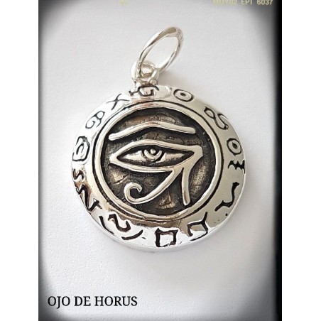 OJO DE HORUS PLATA DE LEY colgante