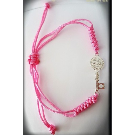 pulsera llave san benito plata de ley