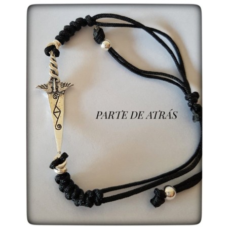 pulsera arcangel san miguel plata de ley